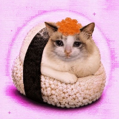 Sushi Cat profile portrait